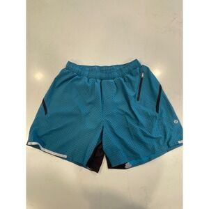 Men’s Lululemon Running Shorts - Teal - Small